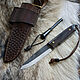 Лесной нож "Черная Смородина " с ножнами и огнивом, Ножи, Верхняя Пышма,  Фото №1