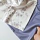 Сатин люкс серолиловый. Ткани. Cotton for you1. Интернет-магазин Ярмарка Мастеров.  Фото №2