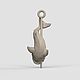 3D модель STL файл для 3Д принтера и ЧПУ Кулон Акула. Шаблоны для резки. 3dprint-models. Ярмарка Мастеров.  Фото №5