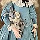 Order Porcelain doll Alice and rabbit. moiseevadolls (moiseevadolls). Livemaster. . Interior doll Фото №3