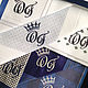 Kit Blue handkerchiefs men's Cotton embroidered Monogram. Handkerchiefs. mybroidery. Online shopping on My Livemaster.  Фото №2