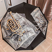 Аксессуары handmade. Livemaster - original item Umbrella for men, women designer 3d folding machine Steampunk. Handmade.