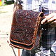 Order Leather bag men's 'vertical' brown. schwanzchen. Livemaster. . Men\'s bag Фото №3