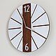 Order Handmade wall clock in Scandinavian style. dekor-tseh. Livemaster. . Watch Фото №3