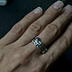 Order Ring silver with natural stones. Silver ring made of silver. Natali Batalova. Livemaster. . Rings Фото №3