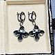 Серьги Swarovski Cross 24мм. Серьги классические. TLN North. Ярмарка Мастеров.  Фото №6