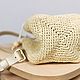 bag-Torba: Golden straw. Raffia, eco-leather, metal fittings. Bucketbag. Bracelets, earrings and .... Online shopping on My Livemaster.  Фото №2