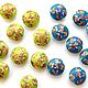 Бусины lampwork "Цветочные". Бусины. Хлоя. Ярмарка Мастеров.  Фото №4