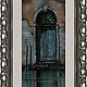 Pastel painting Venetian door(turquoise orange grey). Pictures. Pastelena. My Livemaster. Фото №5