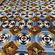 Лоскутное одеяло "Джинсовый ананас". Одеяла. Лада Христенко, Quiltlada. Интернет-магазин Ярмарка Мастеров.  Фото №2