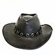 Order Men's leather hat. Cowboy hat. SMPRX. wanna bracelet +. Livemaster. . Hats1 Фото №3