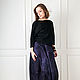 Order Felted skirt My blueberry nights. FeltOx. Livemaster. . Skirts Фото №3