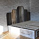 Bed Loft. double bed. The bed is wooden. Bed. 'My s Muhtarom'. My Livemaster. Фото №4