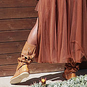 Обувь ручной работы handmade. Livemaster - original item Boots: Italian FIORE made of red leather. Handmade.