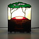 The Savannah lamp Stained glass lamp handmade, Table lamps, Moscow,  Фото №1