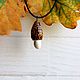 Подвеска сморчок керамический. Заготовки для украшений. Нина Котляревич (veresk-handmade). Ярмарка Мастеров.  Фото №5