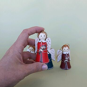 Ярмарка Мастеров - ручная работа Ангелочек деревянный. Handmade.