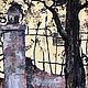 «Забытый дворик» картон/темпера, 50х40. Картины. Художник Сергей (sserov). Ярмарка Мастеров.  Фото №4