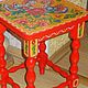 Stool painted. The birds, Stools, Moscow,  Фото №1