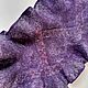 Жабо удлиненное, Аметист. Жабо. Шерстяные объятия (snezhanap). Ярмарка Мастеров.  Фото №4