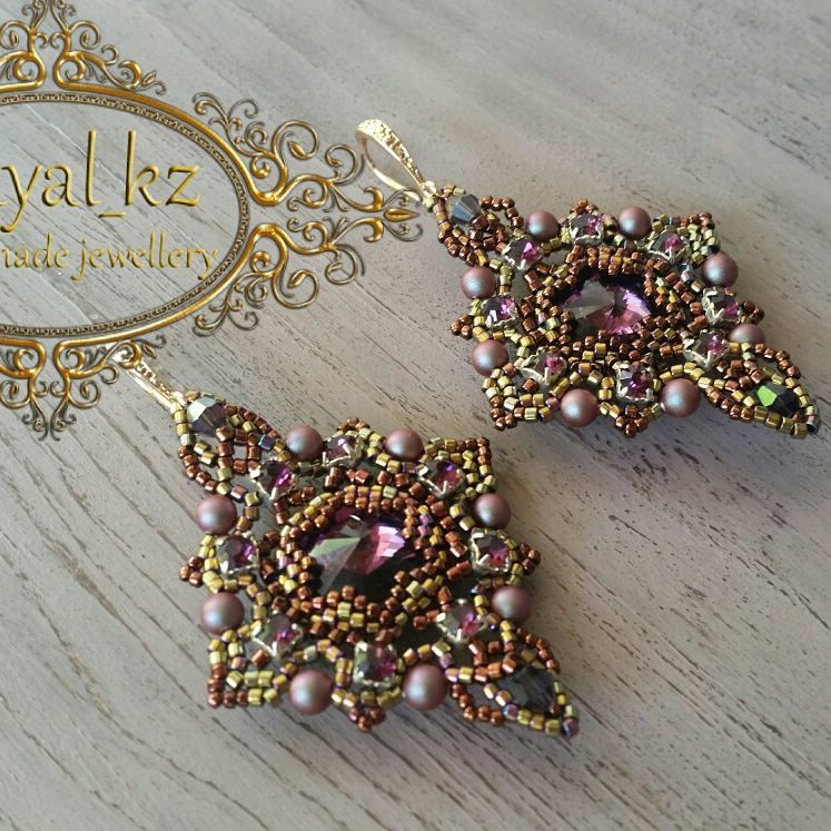 Серьги из сваровски 