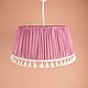 The shade "Classic, cone, pleated, tassels». Lampshades. moonroom. Online shopping on My Livemaster.  Фото №2