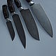 A set of kitchen knives from h12mf with a stand. Utensils. Morozov. My Livemaster. Фото №4