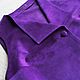 Suede vest purple. Vests. Inessa G. Suede and leather goods. Online shopping on My Livemaster.  Фото №2