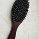 Natural hair brush with your initial. Combs2. Malenkie radosti (bronven). Ярмарка Мастеров.  Фото №4