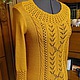Pullover 'Honey gold'. Pullover Sweaters. Knitting from Lyudmila Makarova. Online shopping on My Livemaster.  Фото №2