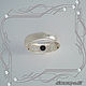 Ring 'ring-m' 925 silver, garnet, cubic Zirconia. Rings. MaksimJewelryStudio. My Livemaster. Фото №5