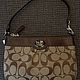 Сумка Coach New York Mini Signature из кожи и холста, Клатчи, Калининград,  Фото №1