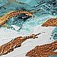 Текстурная круглая картина Подводный мир. Картины. Картины маслом на холсте АРТ идея. Ярмарка Мастеров.  Фото №4