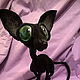 Sphynx is a bald black cat, Stuffed Toys, Surgut,  Фото №1