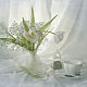 Натюрморт Чай с белыми тюльпанами, Фотокартины, Москва,  Фото №1