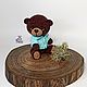 Knitted toy Bear Bamsi Bear knitted toy from chenille. Stuffed Toys. vyazunchiki-lz (vyazunchiki-lz). My Livemaster. Фото №5
