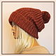 Шапка "Виктория" серая (шапка женс, шапка вязаная. Шапки. Ирина(shvilinka.knit). Ярмарка Мастеров.  Фото №9