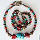 Necklace and bracelet route to Tibet, coral, turquoise, ethnic, kit. Jewelry Sets. Ritasdreams (ritasdreams). My Livemaster. Фото №6