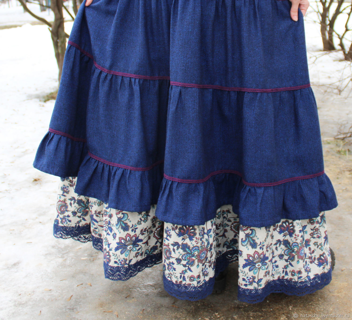 Юбка зимняя теплая. Юбка в стиле бохо. в интернет-магазине на Ярмарке ...