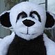 Soft toys: knitted crochet Panda Shin Shin. Stuffed Toys. Warm toys. Online shopping on My Livemaster.  Фото №2