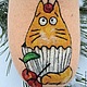 домашние валяные тапочки из натуральной шерсти Happy -Кот. Тапочки. Кэт & Ко (6116466). Интернет-магазин Ярмарка Мастеров.  Фото №2