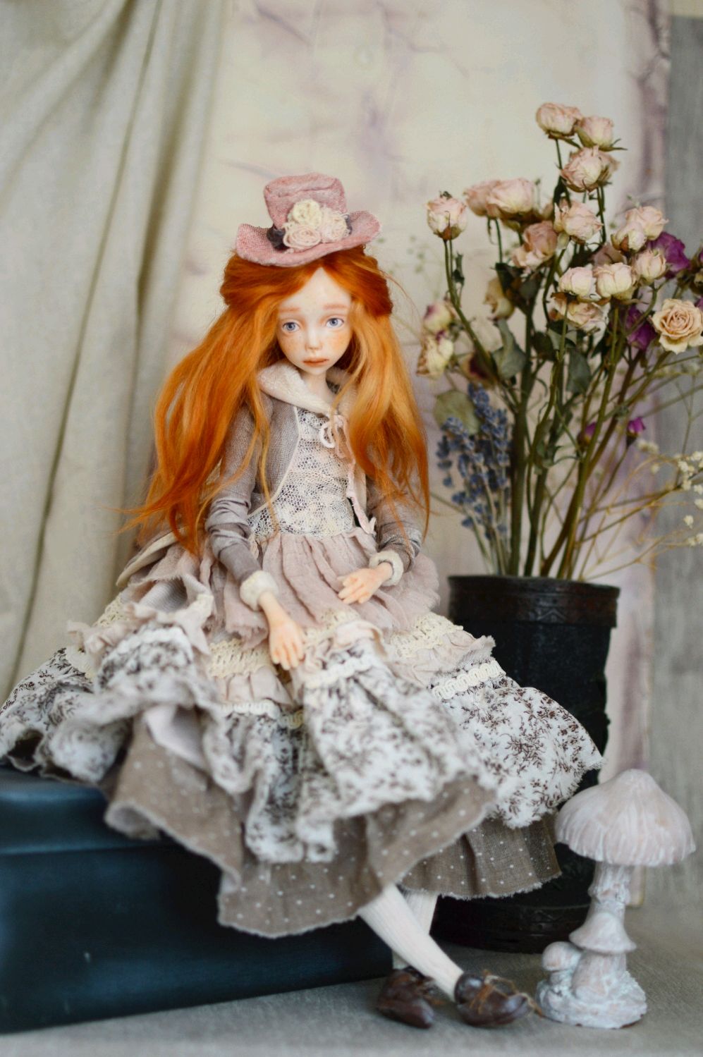 Author's collectible doll LAURA, Boudoir doll, Ekaterinburg,  Фото №1