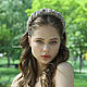Order Natural suede rim laconic gray, Accordion wrap for hair. Alison. Livemaster. . Headband Фото №3
