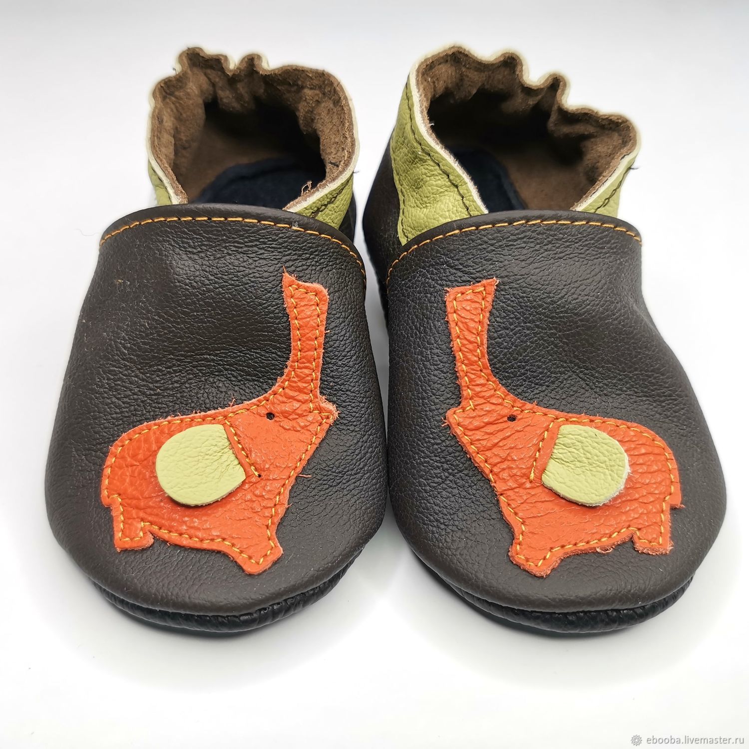 elephant baby slippers