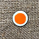 Overglaze paint Dulevo No. №5625 orange, Blanks for jewelry, St. Petersburg,  Фото №1