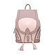  Women's purple-pink leather backpack Aletta Mod P50-191-1. Backpacks. Natalia Kalinovskaya. Online shopping on My Livemaster.  Фото №2