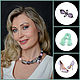 Necklace of amethyst, agate, prenite 'Awakening of Spring'. Necklace. Handiwork decorations. My Livemaster. Фото №4