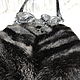Сумка из натурального меха. Классическая сумка. Анастасия (AnastasiaFurs). Интернет-магазин Ярмарка Мастеров.  Фото №2