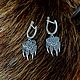 Earrings seal Veles (paw wolf). Earrings. h-a-n--t-e-r. Online shopping on My Livemaster.  Фото №2