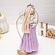 Copy of Copy of Macrame  Angel.  20cm Red dress. Interior doll. Textile Shop Natalya. My Livemaster. Фото №9